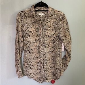 NWT Equipment Silk Button-Up Shirt